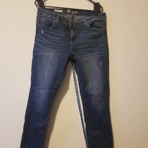Kut from the Kloth Carlo Ankle Skinny Raw Hem Jean